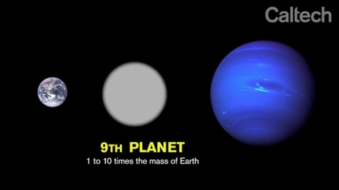 Hành tinh thứ 9. Ảnh: Caltech