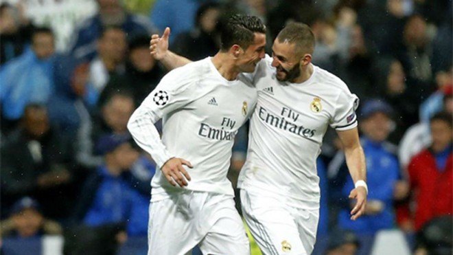 Ronaldo - Benzema đang nhả đạn đều đặn cho Real. Ảnh: Reuters