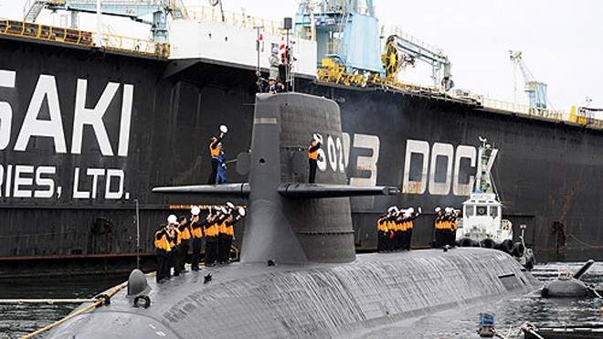 Tàu ngầm lớp Soryu của Nhật Bản (Ảnh: Naval-Technology)