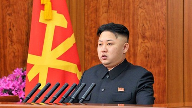 Nhà lãnh đạo Kim Jong-un được cho là đã phóng tên lửa một cách tự phát. Ảnh minh họa: KCNA