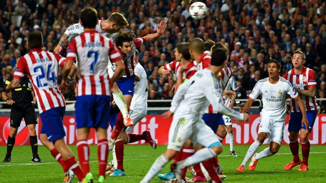 Sergio Ramos ghi bàn, tạo điểm nhấn để Real Madrid hạ Atletico ở chung kết Champions League 2014