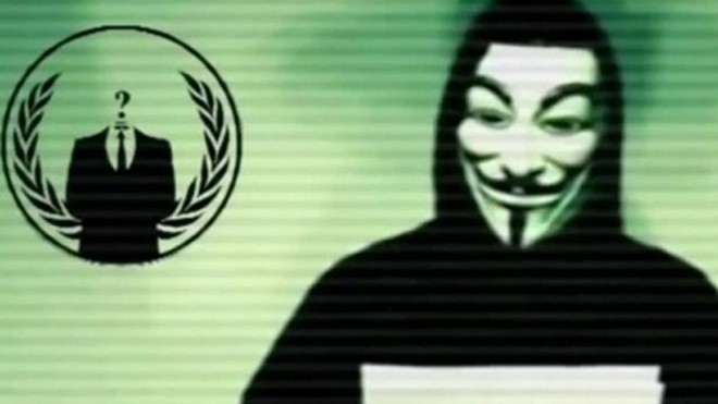 Anonymous đe dọa tấn công các ngân hàng trung ương toàn cầu trong một tháng. Ảnh: YouTube