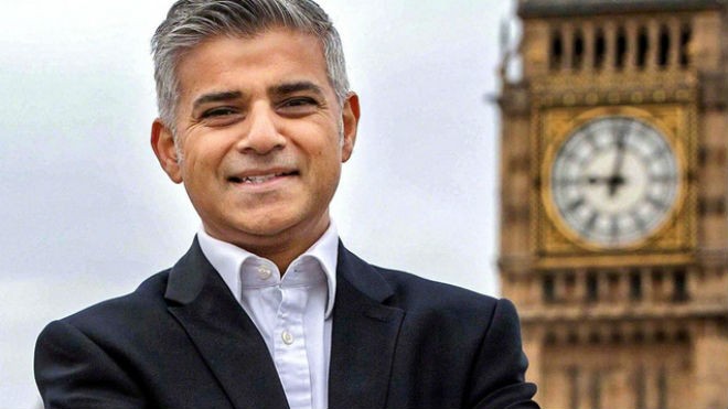 Ông Sadiq Khan sẽ trở thành thị trưởng mới của London (Ảnh: AFP)