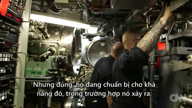 Bên trong tàu ngầm nơi tiền tuyến căng thẳng Nga - Mỹ