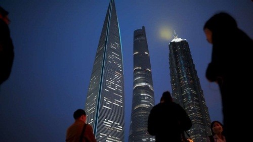 Khu Phố Đông tại Thượng Hải (Trung Quốc). Ảnh: Reuters