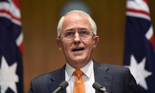 Thủ tướng Australia Malcolm Turnbull. Ảnh: Reuters.