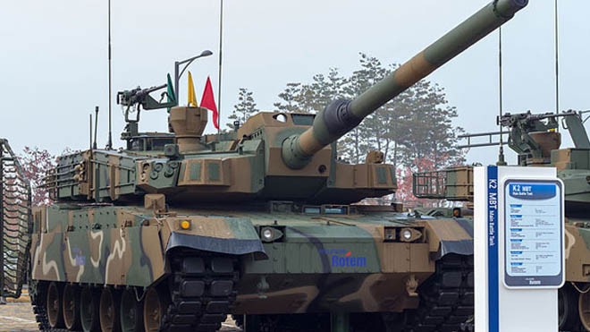 Xe tăng K2 Black Panther của quân đội Hàn Quốc (Ảnh: Army Technology)
