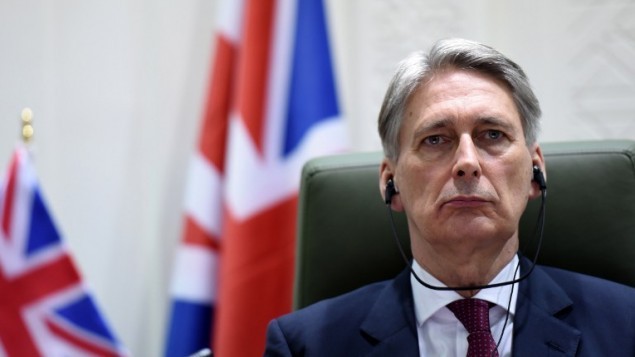 Ngoại trưởng Anh Philip Hammond. (Ảnh: AFP)
