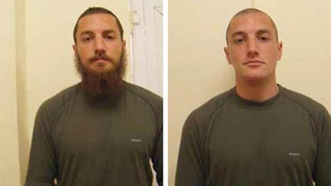 Laux trước và sau khi cạo râu. Anh để râu rậm nhằm trà trộn vào hàng ngũ Taliban thu thập tin tình báo. Ảnh: NBC