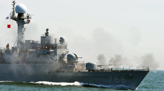 Một tàu hải quân Hàn Quốc