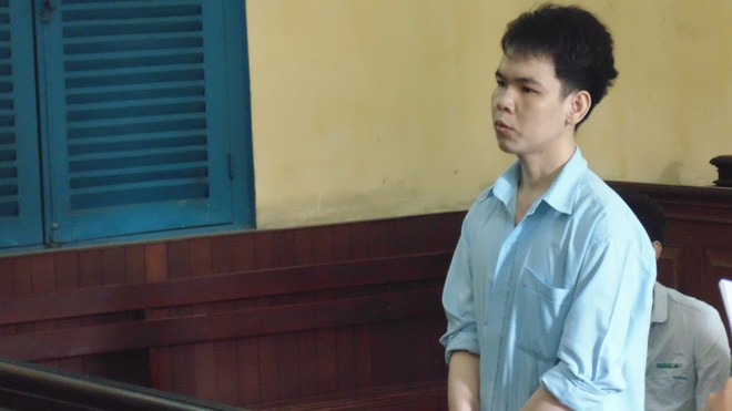 Bùi Thanh Hoài tại phiên tòa phúc thẩm cấp cao ngày 31/5. Ảnh: Tân Châu