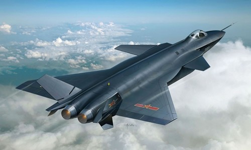 Hình ảnh mô phỏng chiến đấu cơ tàng hình J-20 của Trung Quốc. Ảnh: Atimes.com