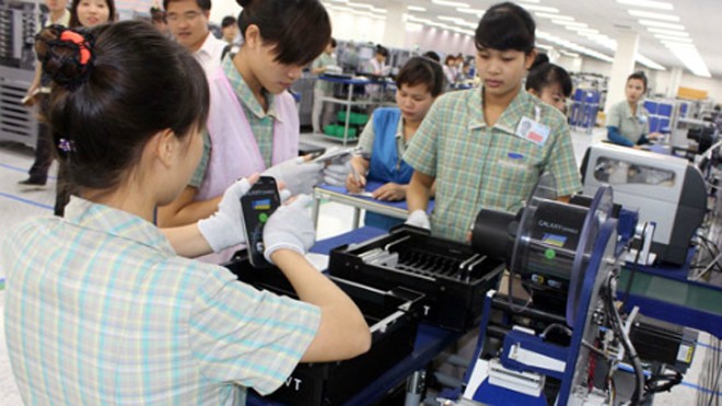 Rất ít doanh nghiệp Việt Nam đủ điều kiện tham gia vào chuỗi sản xuất của tập đoàn đa quốc gia. Ảnh: Báo Thái Nguyên