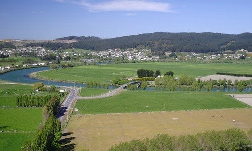Thị trấn Kaitangata ở New Zealand đang lên kế hoạch thu hút cư dân mới bằng gói nhà đất ưu đãi. Ảnh: Chính quyền huyện Clutha.
