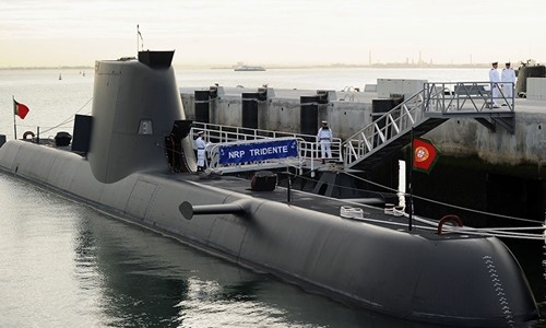Tàu ngầm Tridente của Bồ Đào Nha. Ảnh: Wikipedia.