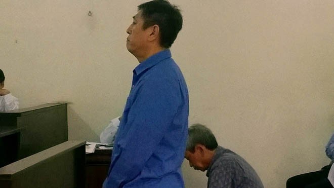 Nguyên giám đốc Phạm Nhật Kiều tại phiên tòa. Ảnh: Tân Châu