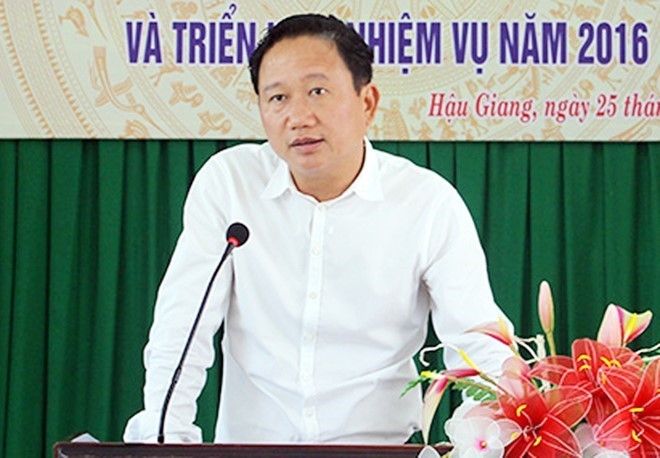 Ông Trịnh Xuân Thanh khi còn là Phó chủ tịch UBND tỉnh Hậu Giang. Ảnh: Hậu Giang.