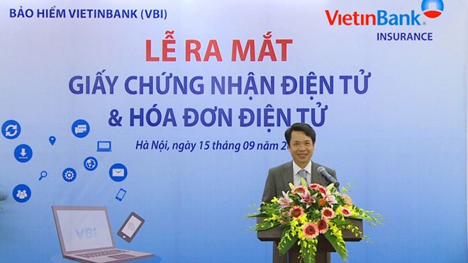 Ông Lê Tuấn Dũng - Tổng Giám đốc VBI phát biểu tại buổi lễ