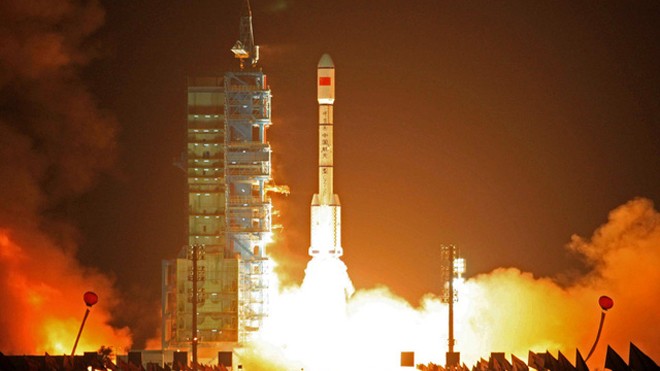 Trung Quốc phóng Thiên Cung-1 vào vũ trụ từ năm 2011. (Ảnh: PA)