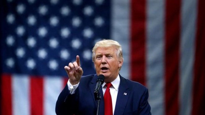 Ông Donald Trump tham gia một sự kiện tại Ohio. Ảnh: Reuters