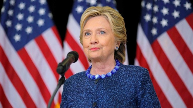 Ứng viên tổng thống đảng Dân chủ Hillary Clinton. Ảnh minh họa: Reuters.