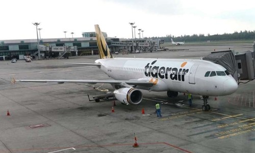 Một máy bay của Tigerair. Ảnh: Strait Times.