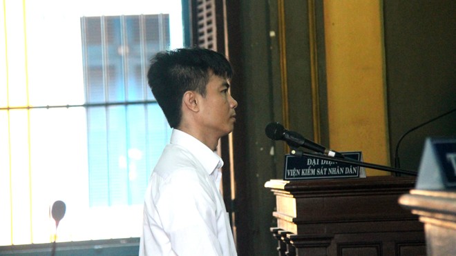 Nguyễn Ái Tình tại phiên tòa phúc thẩm. Ảnh: Tân Châu