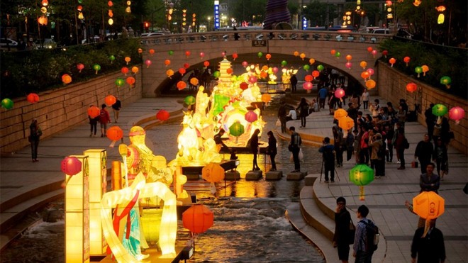 Lễ hội đèn lồng Seoul – Hàn Quốc được tổ chức thường niên kể từ năm 2009.