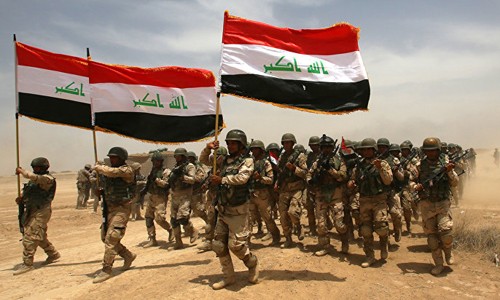 Quân đội Iraq tham gia chiến dịch giải phóng Mosul. Ảnh: Reuters