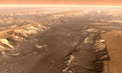 Biến đổi khí hậu có thể kéo dài đến 10 triệu năm trên sao Hỏa. Ảnh: NASA.