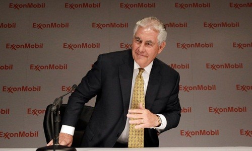Giám đốc điều hành tập đoàn dầu khí Exxon Mobil Rex Tillerson. Ảnh: AP