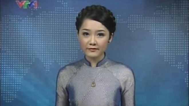  BTV Thu Hà từng đảm nhận vai trò giữ sóng bản tin Thời sự lúc 19 giờ vào năm 2011.
