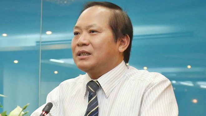 Bộ trưởng Bộ Thông tin và truyền thông Trương Minh Tuấn. (Ảnh: Minh Quyết/TTXVN)