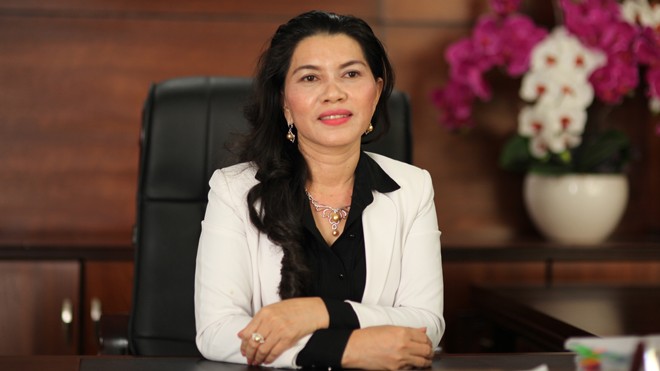 Bà Đặng Thị Kim Oanh, Tổng giám đốc Công ty cổ phần Địa ốc Kim Oanh.