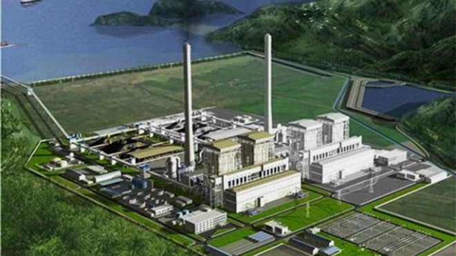 Mô hình nhà máy Nhiệt điện Quảng Trạch I