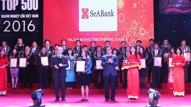Seabank lọt Top 500 doanh nghiệp lớn Việt Nam – VNR 500