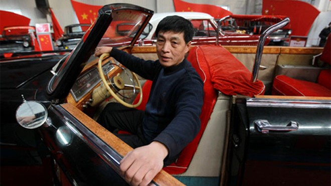 Luo dành phần lớn tài sản cho bảo tàng xe hơi cổ. Ảnh: Chinadaily.