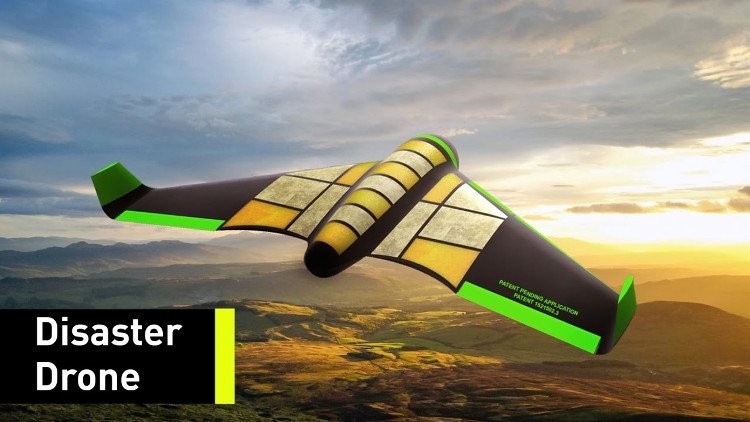 UAV Pouncer được làm từ vật liệu nhựa dẻo chế từ tinh bột có thể ăn được.