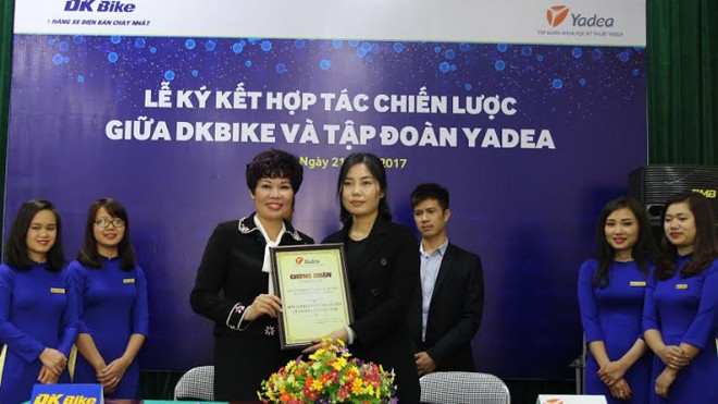 DKBIke được chỉ định là Nhà phân phối Độc quyền các sản phẩm của YADEA tại thị trường Việt Nam.
