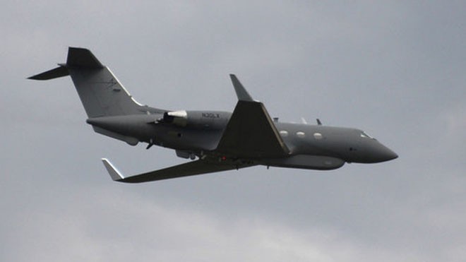 Chiếc AML của Lockheed Martin trong khi bay. Ảnh: PR News.