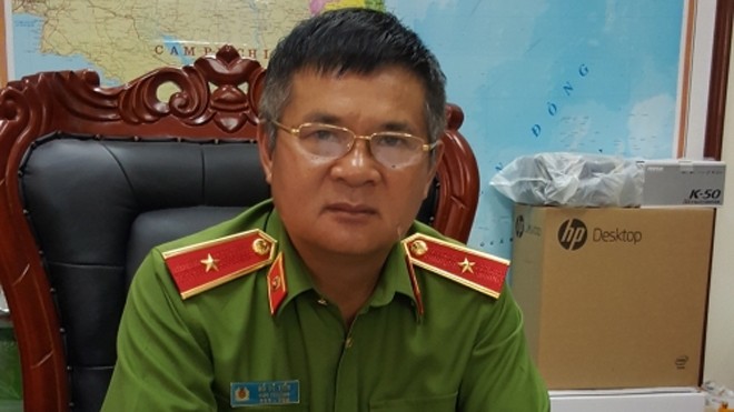 Thiếu tướng Nguyễn Sỹ Tiến. Ảnh Người đưa tin