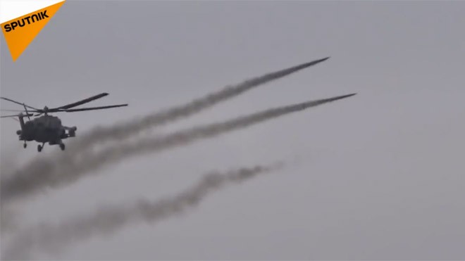 'Thợ săn đêm' Mi-28 Nga dội bão lửa diệt IS ở Syria