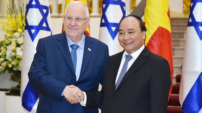 Thủ tướng Nguyễn Xuân Phúc hội kiến Tổng thống Israel 