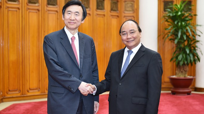 Thủ tướng tiếp Bộ trưởng ngoại giao Hàn Quốc 