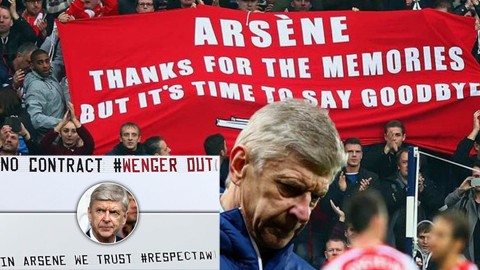 Arsenal nội chiến dữ dội quanh ghế Wenger