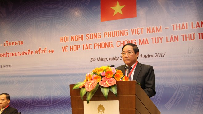 Đồng chí Trung tướng, PGS, TS. Đồng Đại Lộc phát biểu tại Lễ khai mạc hội nghị