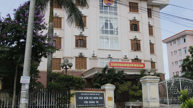 Cơ quan Viện KSND tỉnh Quảng Trị. ẢNH: HT