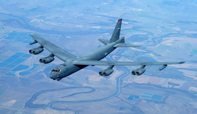Máy bay B-52H. (Ảnh minh họa. Nguồn: airliners.net)