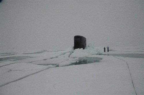 SSN-21 Seawolf hoạt động ở Bắc Cực.