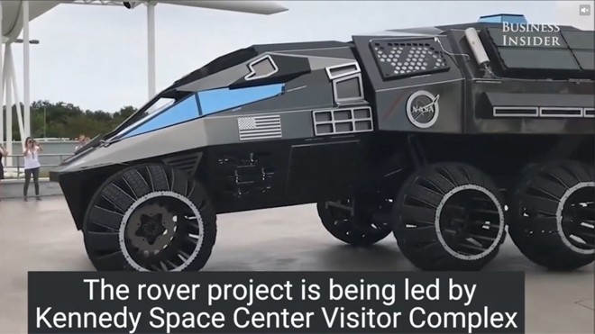 NASA trình làng mẫu xe thám hiểm sao Hỏa giống phim Người Dơi
